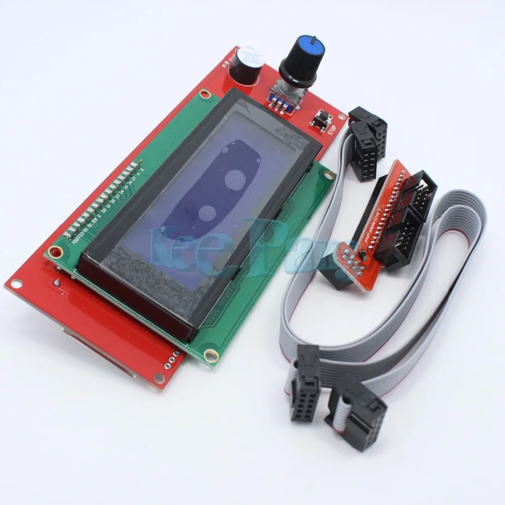 Новый 3D-принтеры комплект пандусы + 2004 ЖК-дисплей контроллер MEGA 2560 R3 A4988 Драйвер |