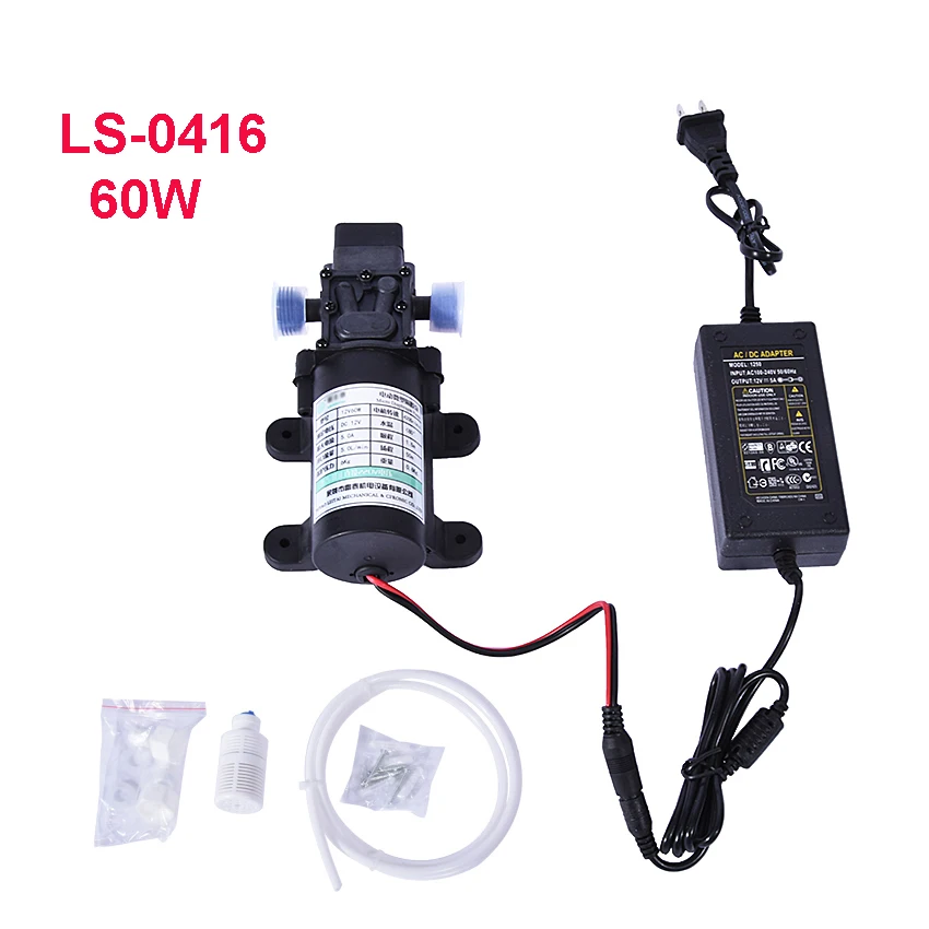 

New LS-0416 Electric Diaphragm Pump Small Water Pump Self-Priming Pump Booster Pump Automatic Start And Stop 12V 5.0A 60W 5L/min