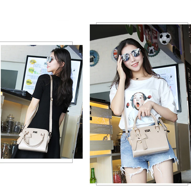 Сумка на плечо женская из экокожи саквояж кросс-боди модный мессенджер для