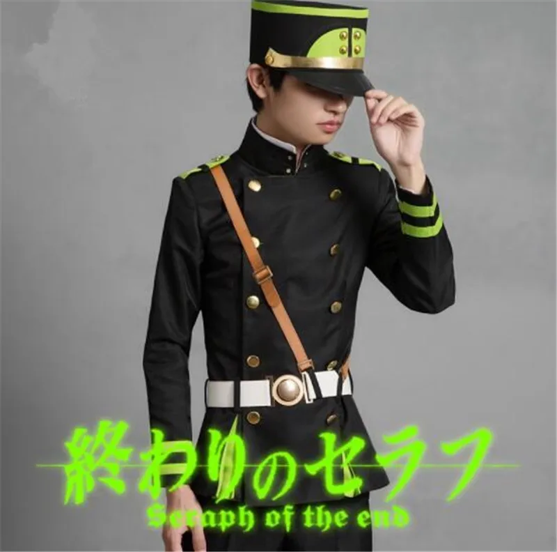 Seraph del fin Owari no Serafu Yuichiro Hyakuya uniforme Cosplay disfraz A477 | Тематическая одежда и униформа