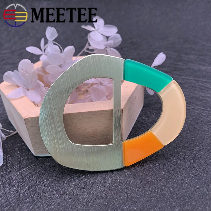 Meetee Tri glides металлические пряжки для пальто ветровка кнопки регулятор