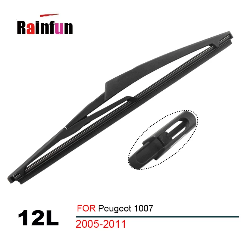RAINFUN 24"+18" WIPER BLADE FIT FOR PEUGEOT 1007(05-11) 12" REAR B-12L WIPERS for BACK WINDSCREEN | Автомобили и