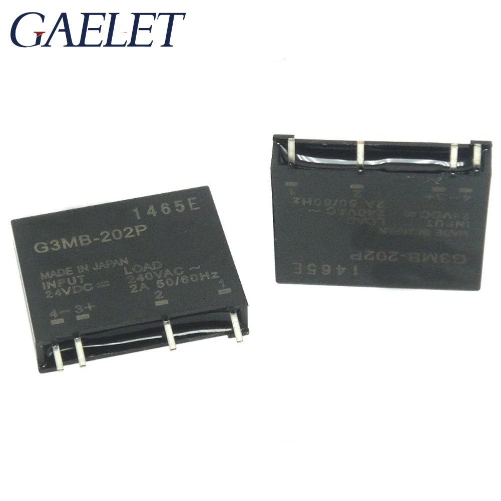 1/2 шт. триггерный релейный модуль G3MB 202P 202 P DC AC PCB SSR In 5 вольт постоянного тока выход