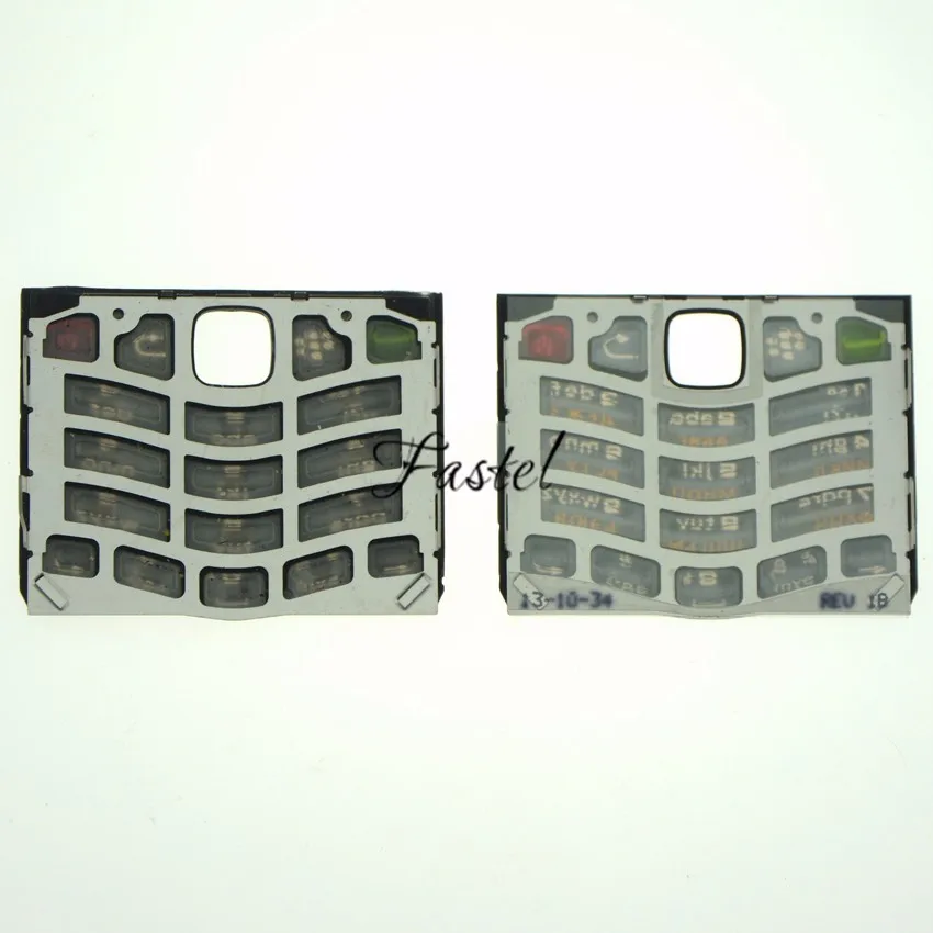 Hkfatel для BlackBerry Pearl 3g 9105 черный мобильный телефон английский/клавиатура с русским шрифтом корпус замена клавиатуры крышка