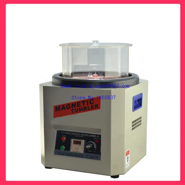 

4000rpm 1300g Capacity Jewelry Polishing Machine Magnetic Tumbler Extra Large