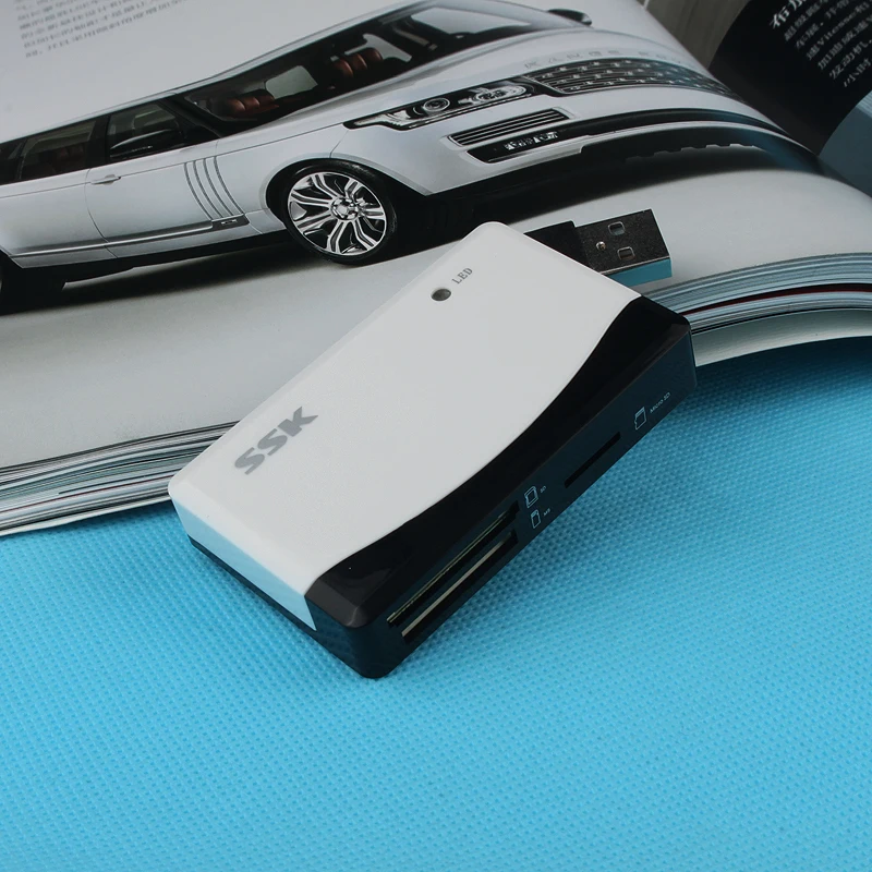 Устройство для чтения карт SSK все в 1 USB 2 0 поддержка SD Micro MS CF высокоскоростная