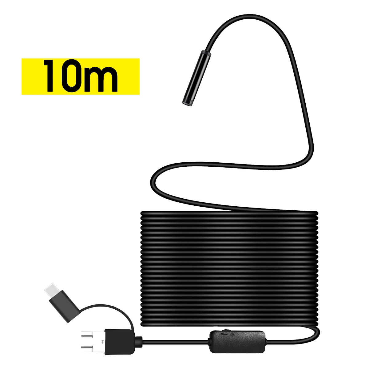 8 мм объектив 2 м 3,5 м 5 м 10 М HD 1200P Android USB эндоскоп камера Гибкая Змея USB труба осмотр Android телефон камера бороскоп