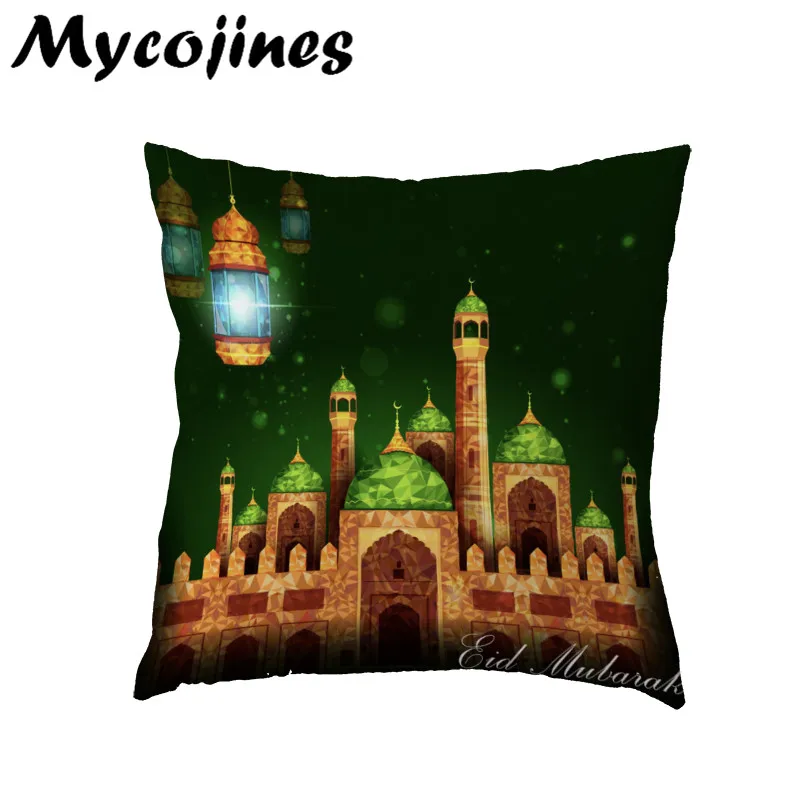 Женский белый чехол для подушки 45x45 см светильник лая луна буквы дома спальни