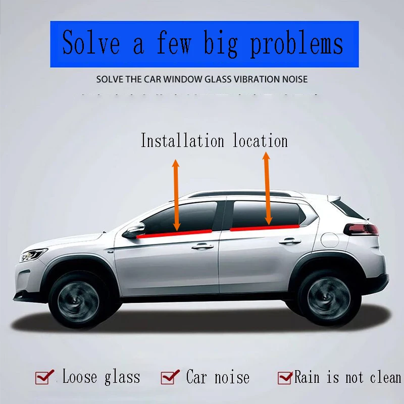 Автомобильные аксессуары звукоизоляционная уплотнительная лента для окон VW Passat