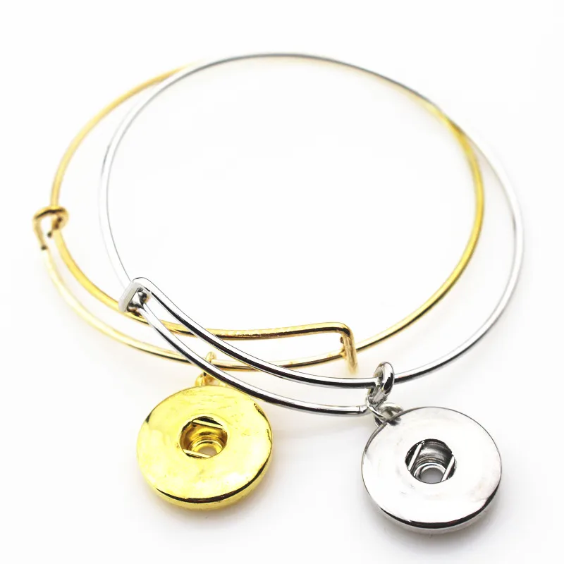 Mix Color 20pcs/lot Adjustable Bangles Snap Bracelet fit 18mm Ginger Buttons Jewelry DIY Bracelet&Bangles Charms | Украшения и