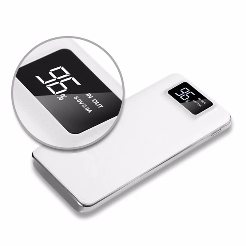 2018 Мода 20000 mah батарея зарядное устройство чехол Внешняя Быстрая зарядка двойной