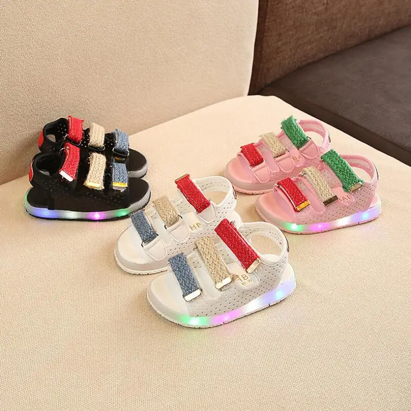 Детская обувь с подсветкой Спортивная для мальчиков и девочек Нескользящая
