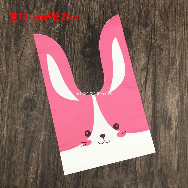 2000pcs Cute Rabbit Ear Cookie Bags Gift Candy Biscuits Bag Snack Baking Package Easter Event Party Supplies | Дом и сад