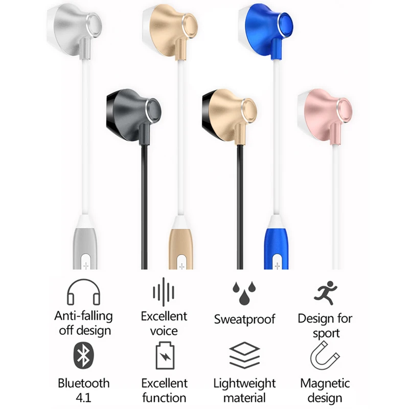 H2 Bluetooth наушники Водонепроницаемые беспроводные Спортивные басы с микрофоном