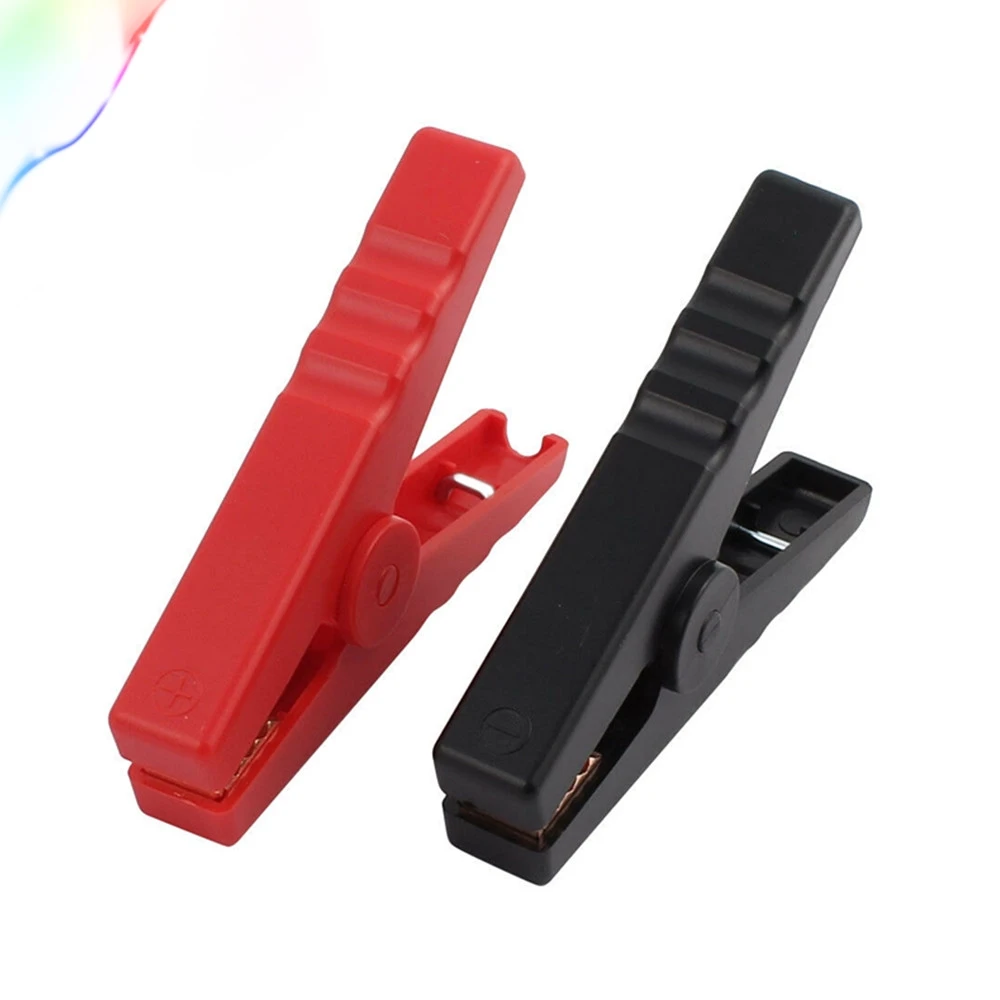 2 шт. Пластик утепленная покрытием Медь ботинки автомобиля аллигаторный зажим