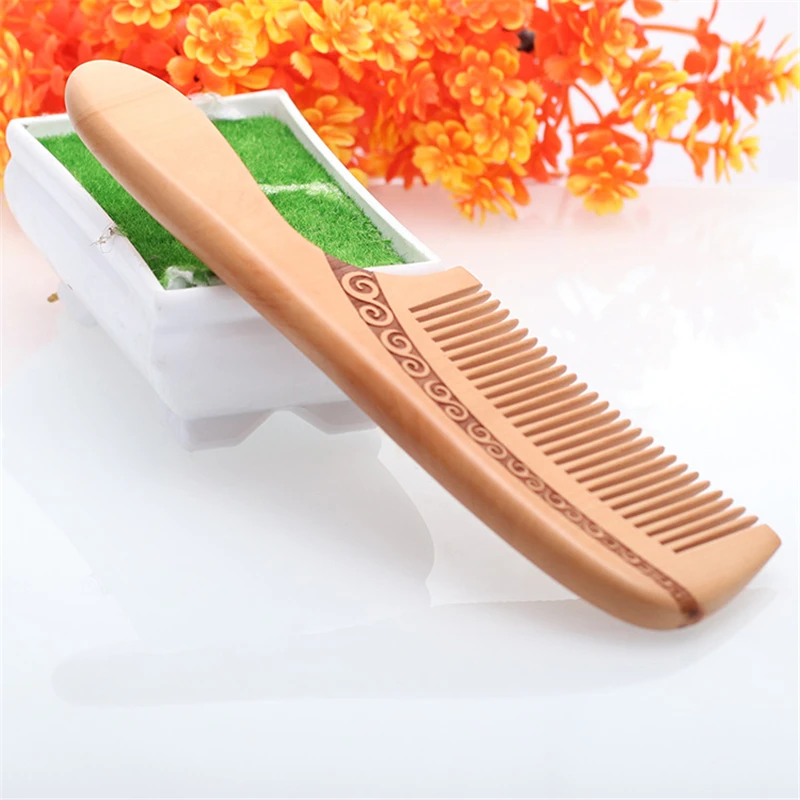 New Fashion Chinese China Wood Carved Comb Classical Pocket Men Women Hair Combs Gift Styling Tool 1PCs | Красота и здоровье