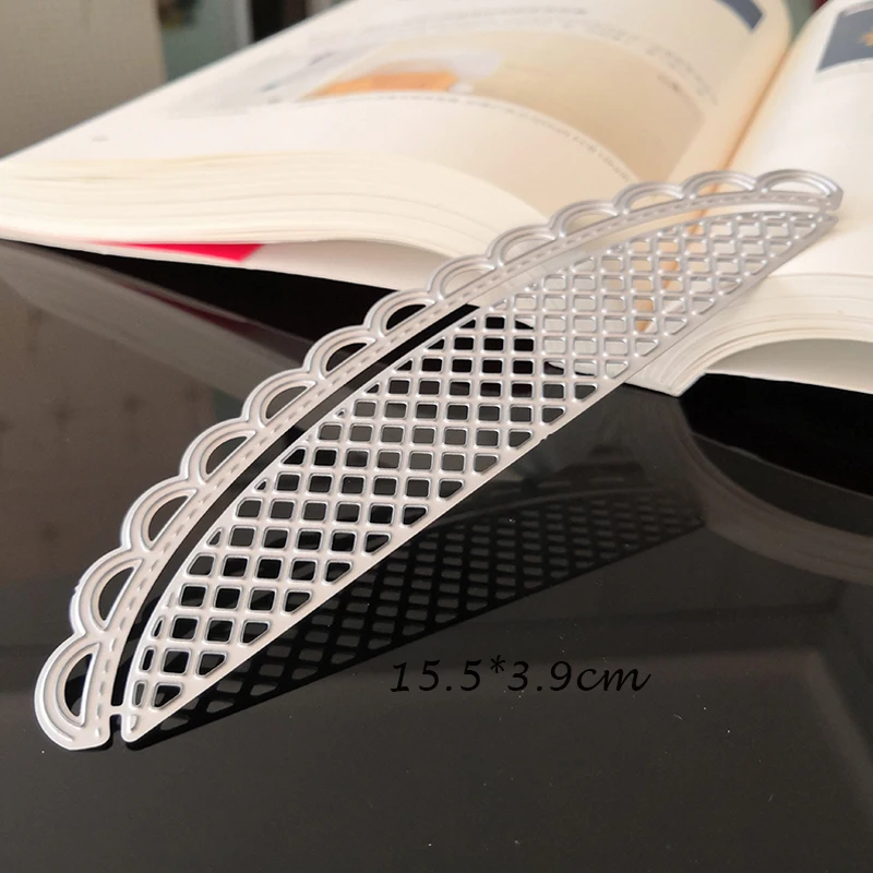 Металлическая высечка с кружевной аркой для скрапбукинга рукоделия высечки