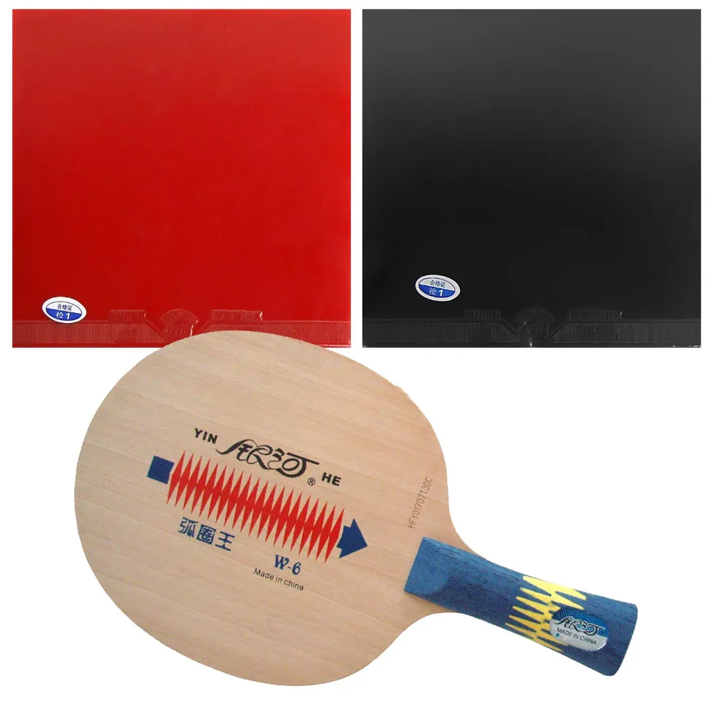 Профессиональный Настольный теннис (PingPong) Комбинированная ракетка: Galaxy YINHE W-6
