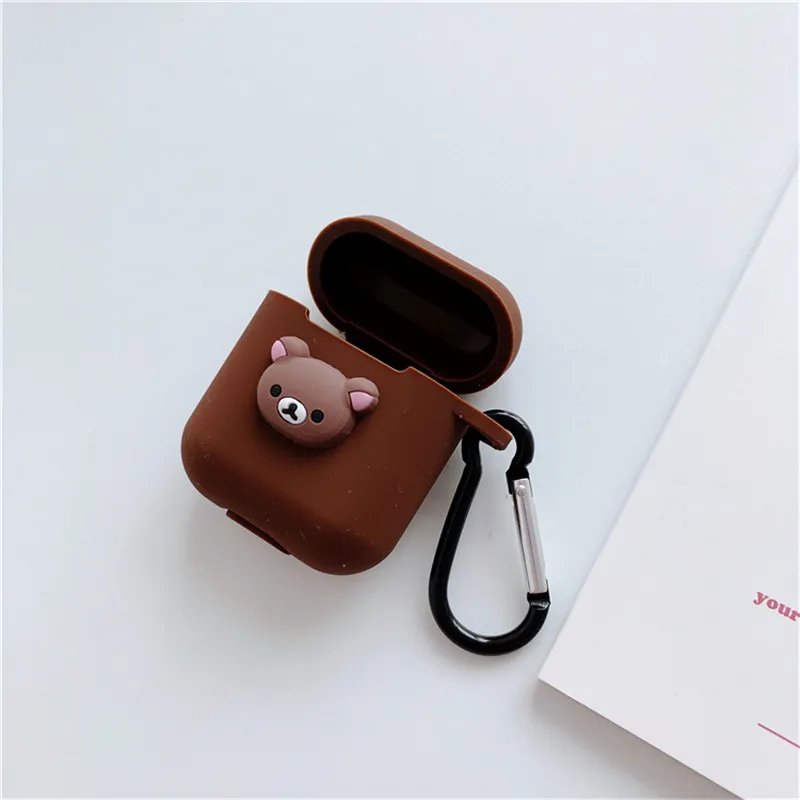 A9 Чехол для apple airpods с мультяшными животными Микки Хелло Китти, беспроводная bluetooth-гарнитура для airpods 1/2, мягкий силиконовый чехол для зарядки - Цвет: A9