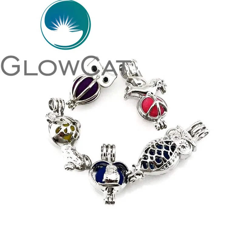 5x животные птицы сова мир голубь Кот жемчужная клетка диффузор эфирного масла