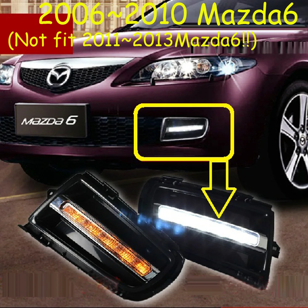 Бампер для 2006 ~ 2012 mazda 6 дневсветильник автомобильные аксессуары светодиодный ные