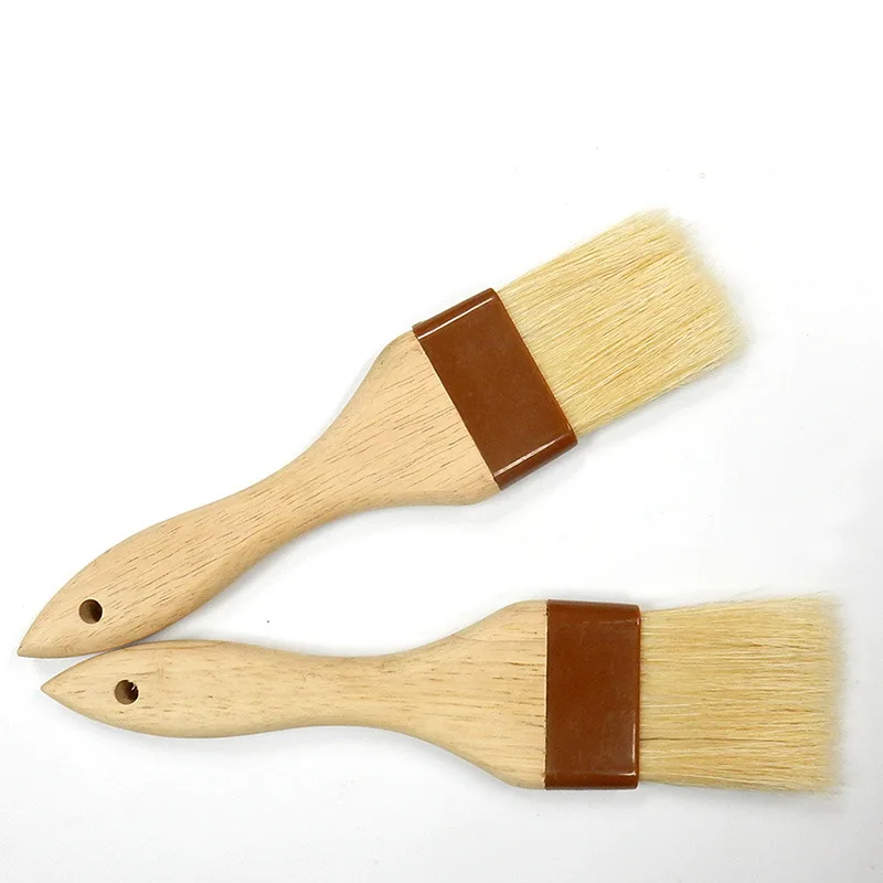 Деревянная ручка натуральная щетина кофемолка чистящая щетка для машины