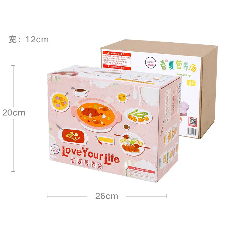 Детский игровой домик пазл игрушка сделай сам весна и осень питание суп кухня