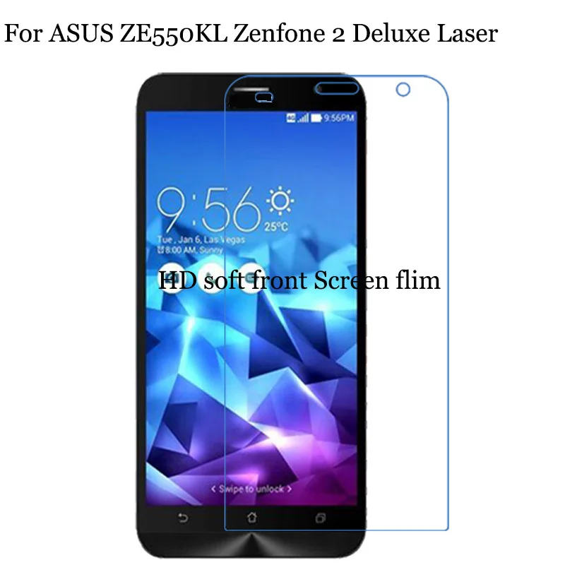 5 шт. для ASUS ZE550KL Передняя защитная пленка Zenfone 2 Deluxe Laser TPU Soft Screen flim|asus protector|protector