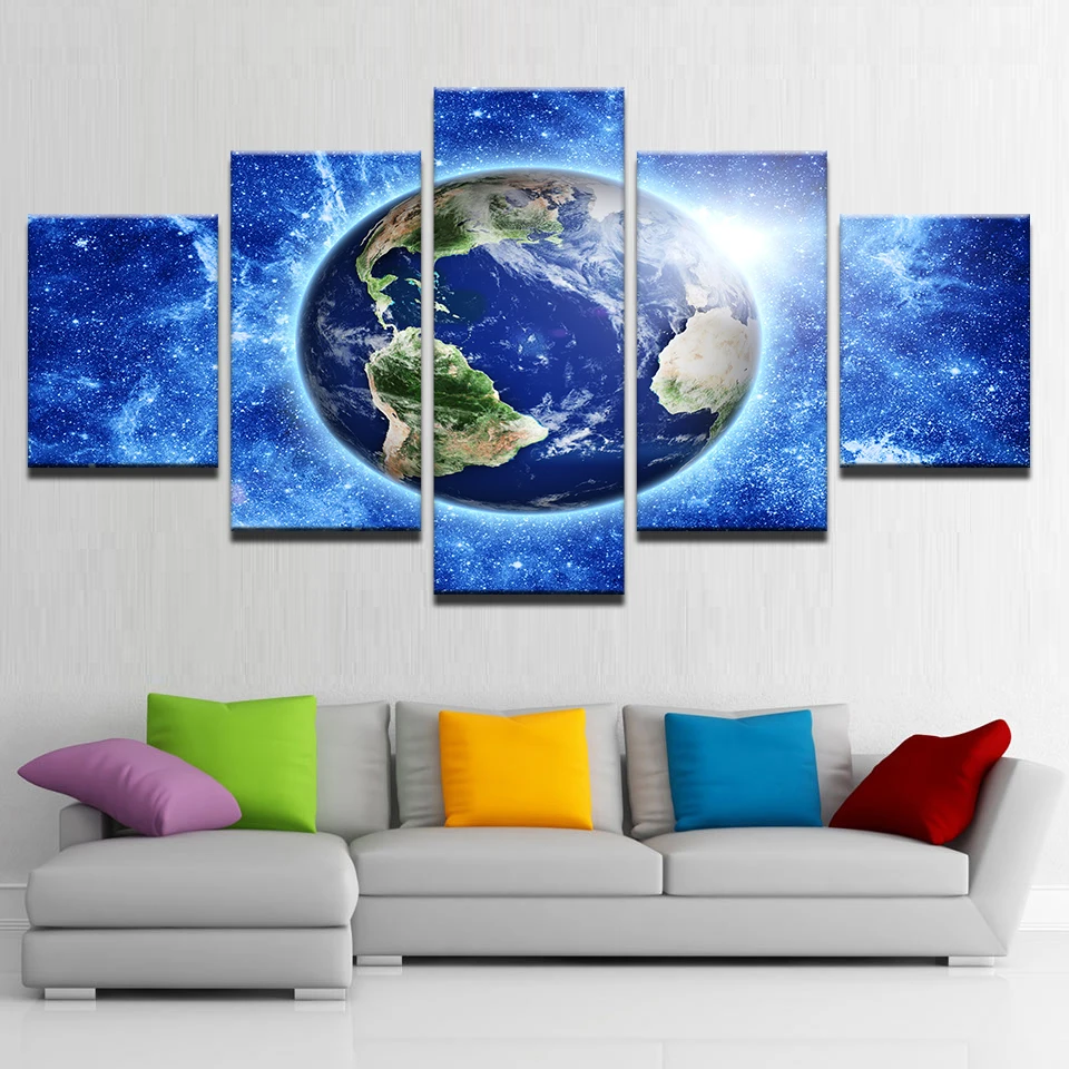 Абстрактные картины на холсте настенные HD печатные плакаты домашний декор 5 шт.