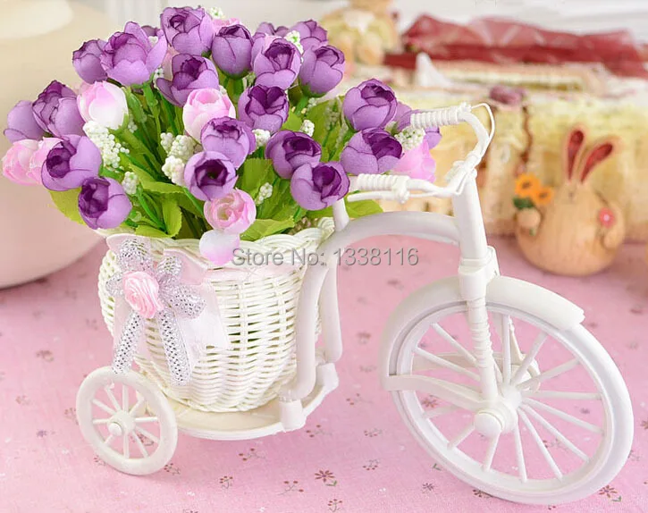 Горячая Распродажа пластиковая ротанговая плетеная ваза включающая