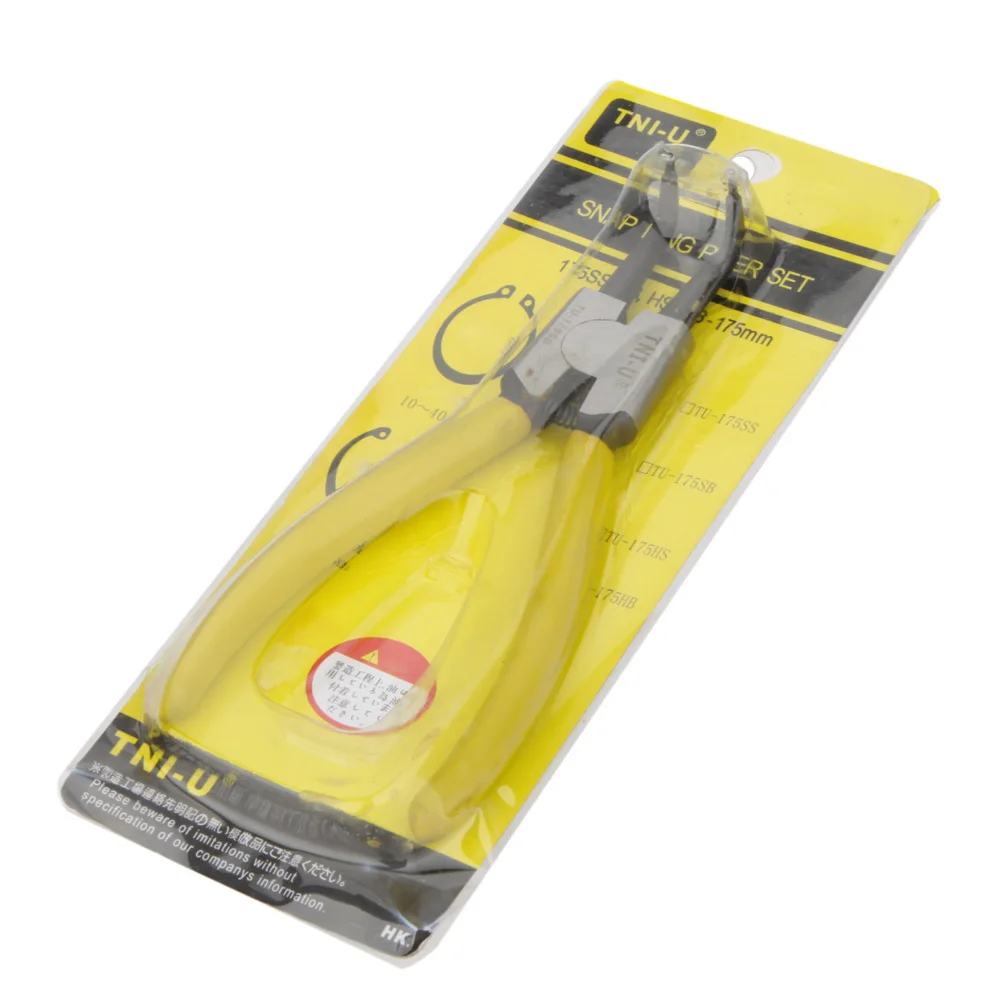 Мини инструмент внешний стопорный плоскогубцы с изогнутыми носами пружинные