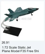 1: 72 статического Игрушечная модель самолета Su30