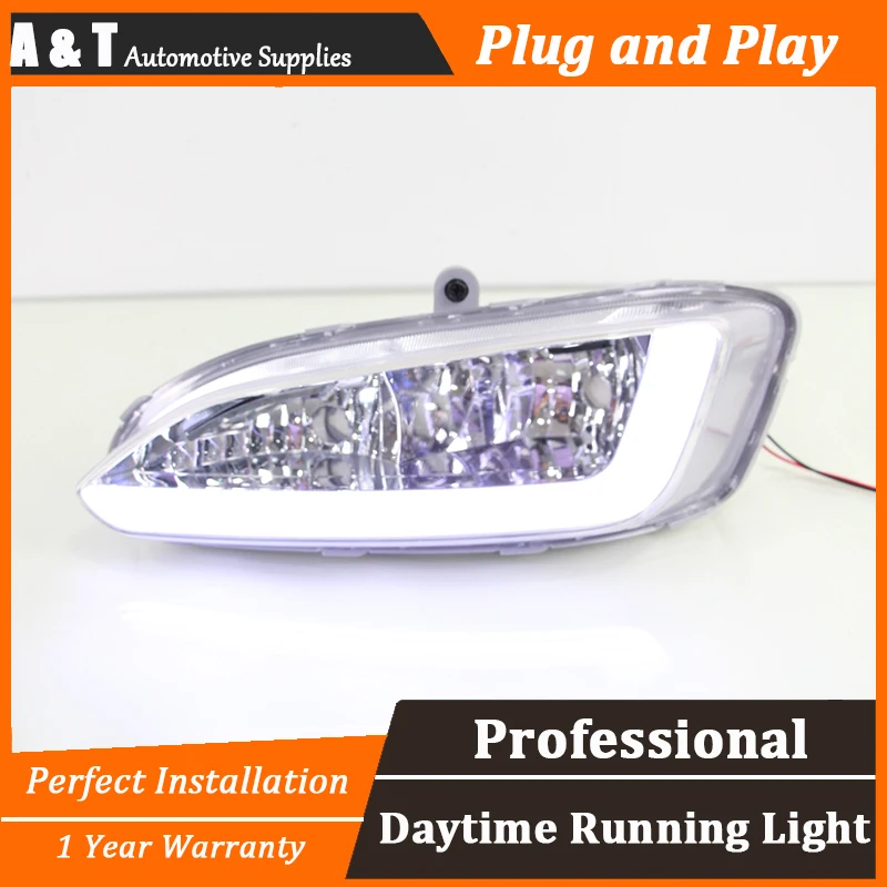 A&ampT car styling For Hyundai IX45 2013-2015 LED DRL led fog lamps High brightness guide | Автомобили и мотоциклы