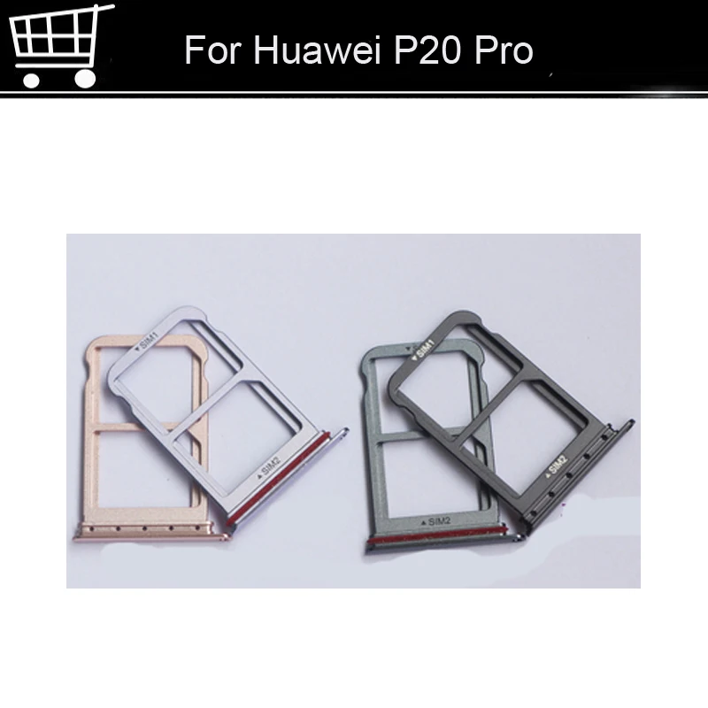 Оригинал новинка для Huawei P20 Pro серебряный лоток sim карт sd держатель сменный ящик