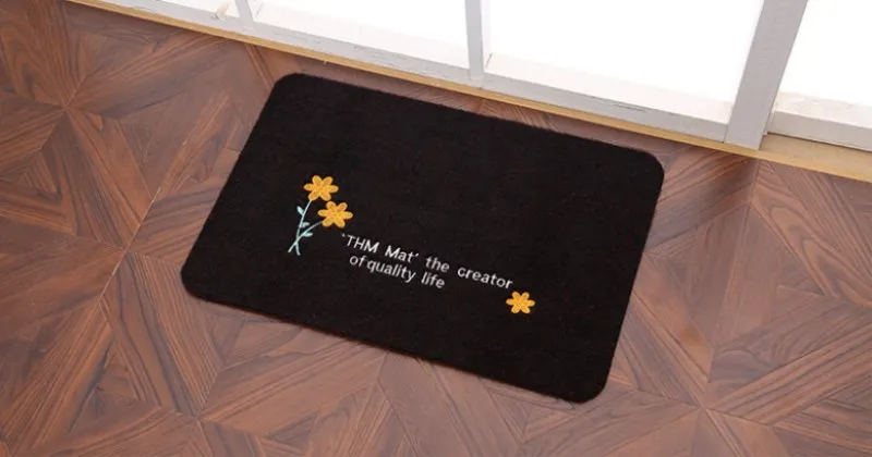 Коврик для двери в ванную комнату нескользящий коврик коврики дверей спальню