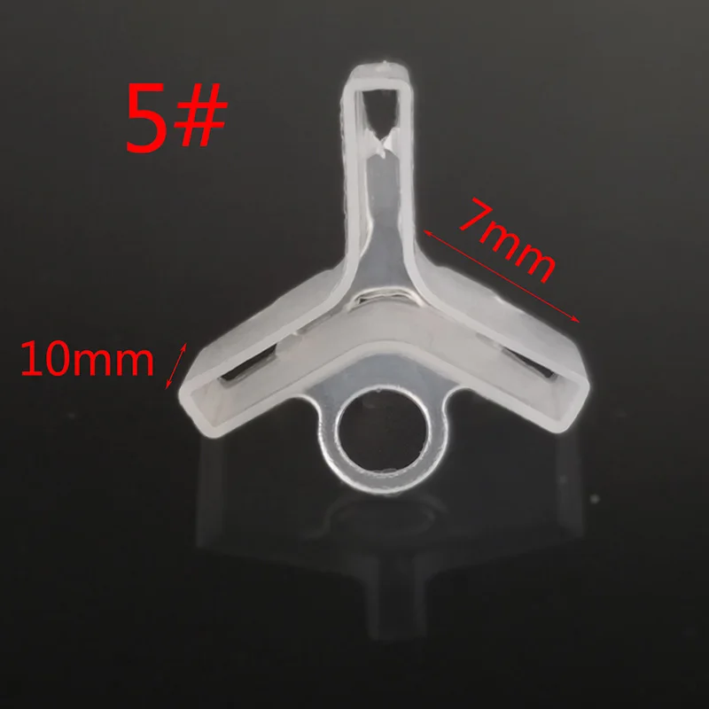 10pcs-5 10 шт., прочные рыболовные тройные Крючки, чехлы, чехол, шапки, 5 размеров, держатель, колпачки, защитный набор, аксессуары для рыбалки - Цвет: 10pcs-5