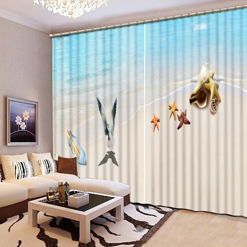 Новинка занавески с 3D принтом красивые реалистичные HD украшение для спальни