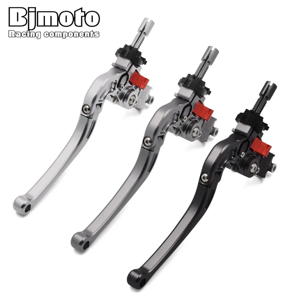 

BJMOTO 22MM 7/8" Handlebar CNC Adjustable Foldable Stunt Clutch Lever Perch Assembly For Honda Suzuki Yamaha Kawasaki Triumph