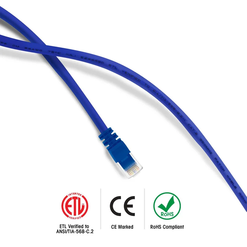 10pcs/lot Blue 2M 6 FT Ethernet LAN Patch Cable CAT6 RJ45 8P8C UTP Network Snagless Cord For 10-Gigabit Ithernet |