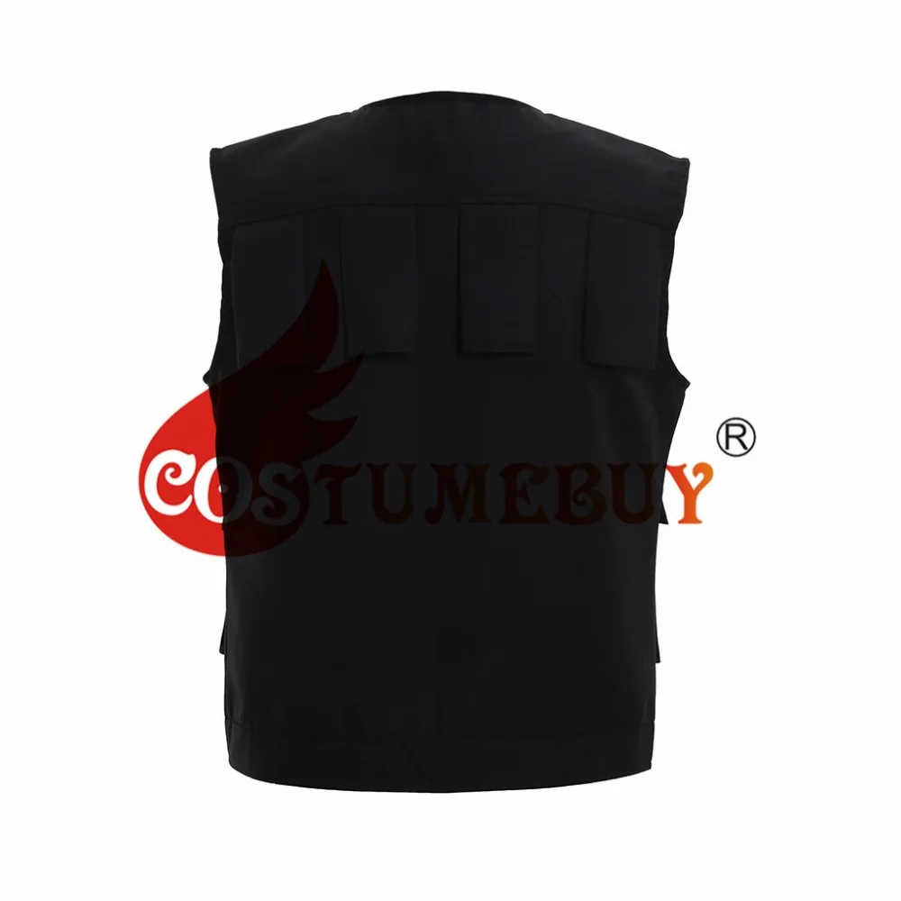 CostumeBuy Звездные войны Империя ударяет обратно Хан Solo жилет костюм Взрослый мужской Звездные войны жилет куртка любой размер L920