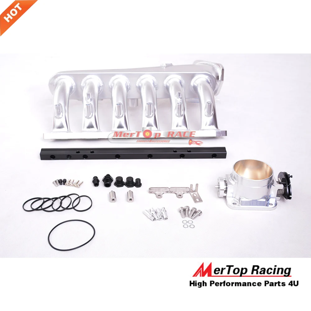 MERTOP RACE E36 M50 M52 S50 S5 T3 TurboManifold + заготовка впускного коллектора 90 мм с комплектом