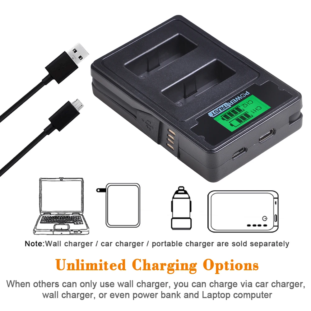 Двойное зарядное устройство USB LP E12 LPE12 с ЖК дисплеем и кабелем портом Type C для Canon M
