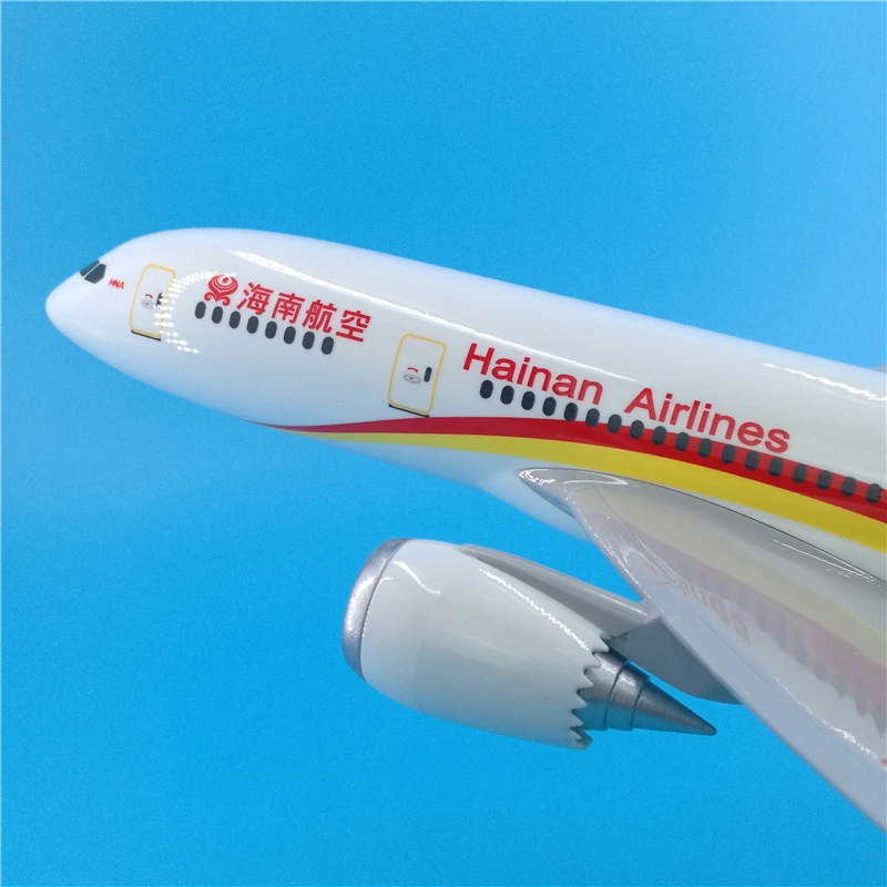 Модель самолета воздуховода B787 43 см модель Боинг 787 авиакомпании Hainan| |
