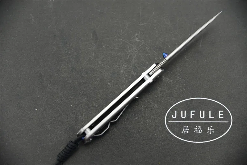 JUFULE маленький Sebenza 21 складной нож Ножи для шашлыков 5CR15 лезвие стальная ручка