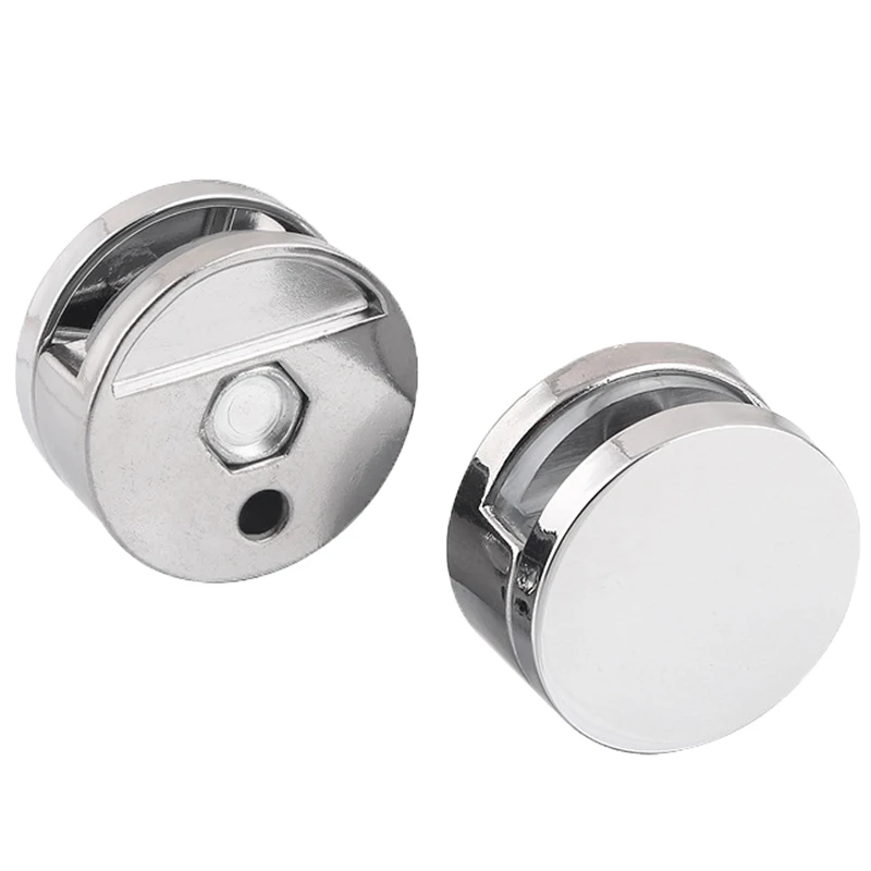 4 шт. Стекло зажим Ванная комната зеркальные Клипсы из цинкового сплава цинковый