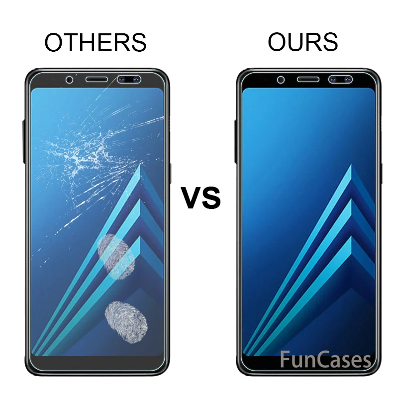 Пленка для экрана Стекло samsung Galaxy A6 плюс 2018 A9 Star облегченное закаленное стекло A8