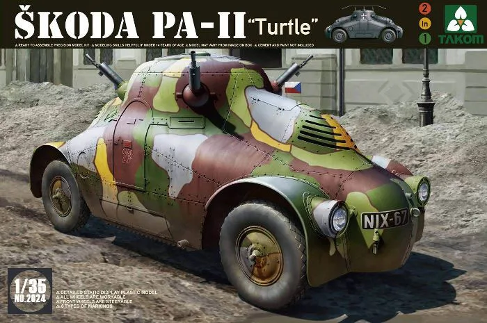 Takom 1/35 WWII Skoda PA-II «водолазка»