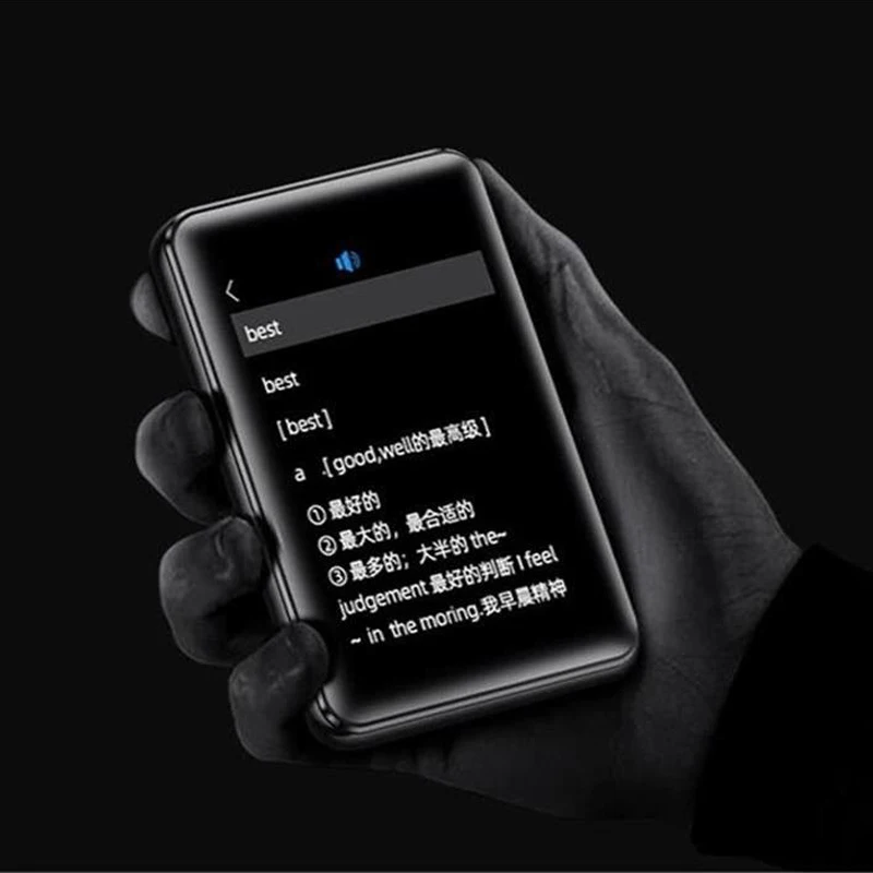 Bluetooth 5,0 MP3 плеер BENJIE-X5 2,5 дюймов полный сенсорный экран 16 Гб HiFi портативный аудио Walkman с FM MP3 музыкальный плеер