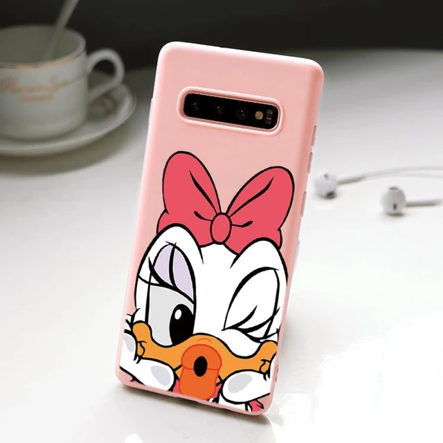 daisi Принт чехол для samsung Galaxy S8 S10 S9 плюс A70 A50 A30 A40 S7 S6 край A9 A8 A6 плюс A7 A5 чехол розовый чехлы из ТПУ - Цвет: daisi