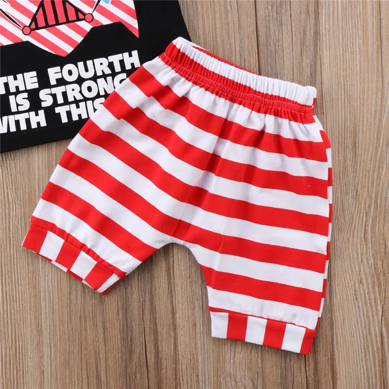 2018 Fashion Toddler Kid Baby Boys Girl Clothes Star Wars Tops Vest Pants Shorts Outfit Clothing Sleeveless Cotton Print 2pcs | Детская